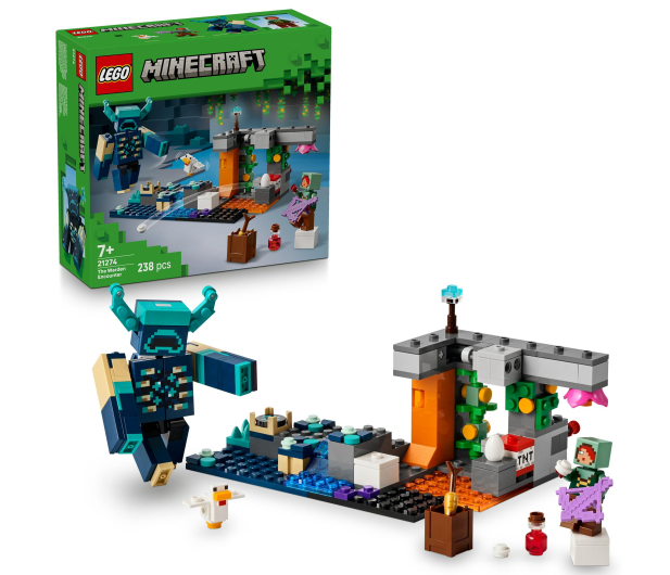 LEGO Minecraft 21274 Spotkanie ze strażnikiem - 1331610 - zdjęcie 2